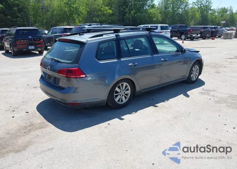 2017 Volkswagen Golf Sportwagen Tsi S из США, поврежденный, VIN 3VWC17AU3HM504388